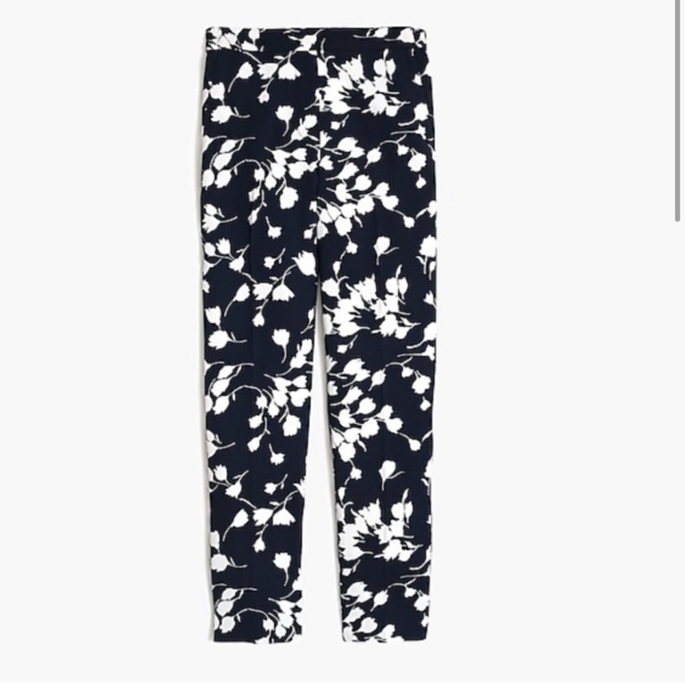 J Crew Jamie Pants Floral